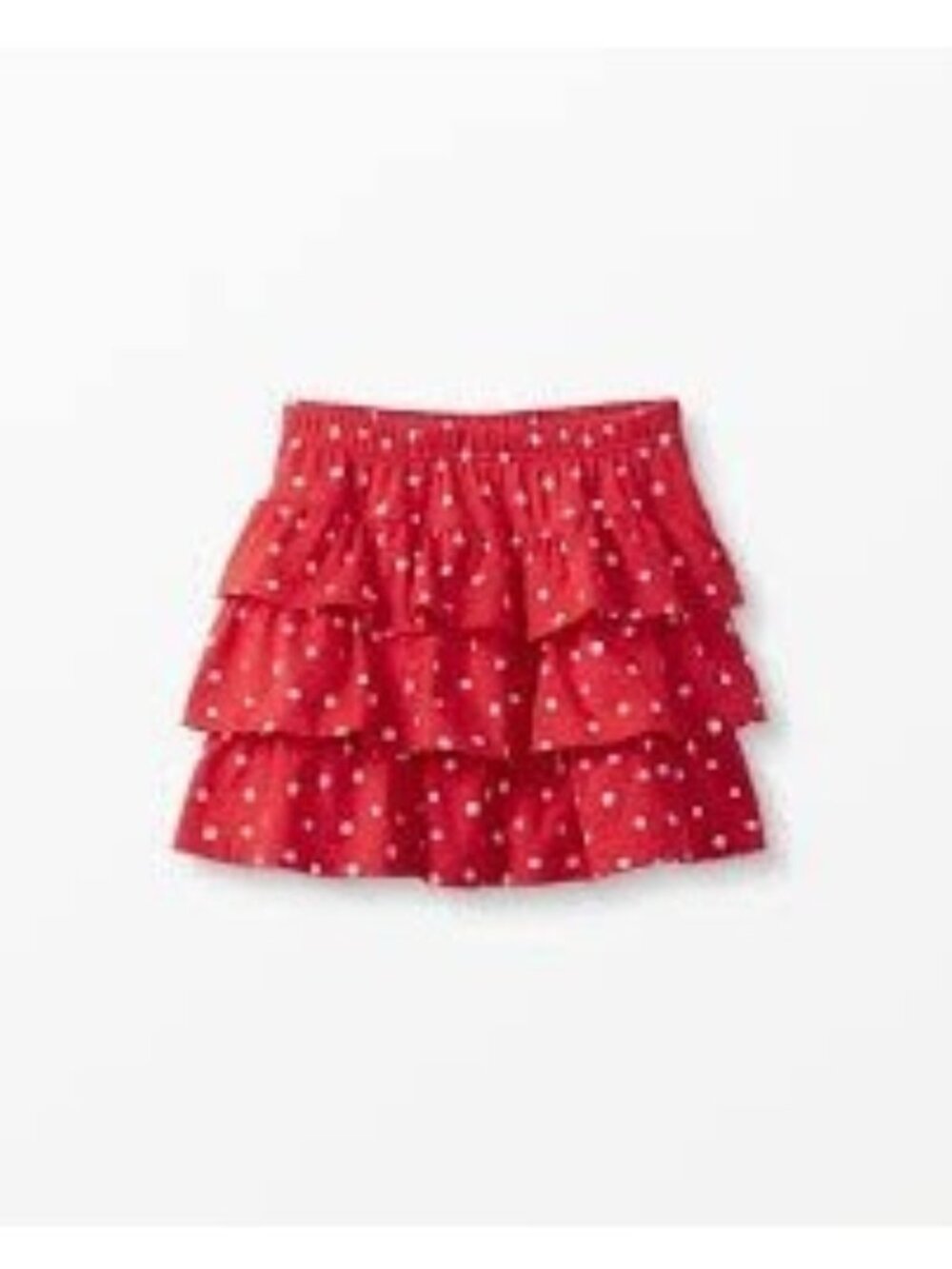 Hanna Andersson Red Polka Dot Ruffle Skort, Size 12